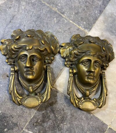 Antique Showpiece gold face