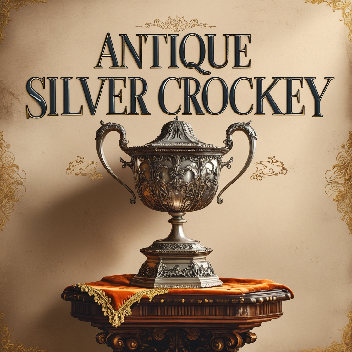 Antique silver crockery